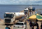 Comboio com 160 mil m³ de oxigênio chega com atraso em Manaus devido a condições da BR-319