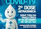 Politica Prefeitura de Ceres comunica 2ª dose ASTRAZENECA vacinação contra a covid dia 01 de setembro das 10 hrs as 16 hrs