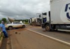 Homem morre em grave acidente em trecho com desvio na BR-060
