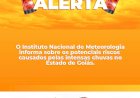 Prefeitura de Ceres e Bombeiros divulgam alerta para chuvas intensas