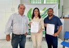 Prefeito de Ceres empossa Secretária de Educação, Secretário Municipal de Desenvolvimento Econômico e Servidores aprovados em Concurso Público
