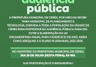 Prefeitura de Ceres convida cidadãos para discutir elaboração da Lei Orçamentária Anual e Plano Plurianual do município