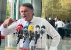 Em tom exaltado, Bolsonaro ataca Lula e Moraes e chama o ex-presidente de 'pinguço'