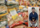 Wander Qualhate e sua filha Ana Luisa vão doar 15 cestas de alimentos, todas com um panetone junto