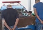 Dupla é presa por furtar estepes de camionetes na Grande Goiânia
