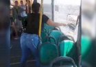 Mãe quebra janela de ônibus após criança passar mal com o calor