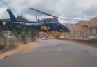 Helicóptero da PRF cai em avenida de Belo Horizonte