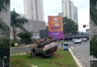 Carnaval: Goiânia amanhece com carros capotados pelas ruas; entenda o motivo