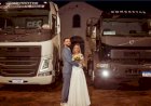 Pakita caminhoneira’: jovem vai ao próprio casamento de caminhão no RS