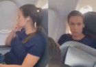 Mulher se recusa a ceder assento de avião a criança e causa polêmica