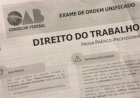 Gabarito definitivo da OAB considera duas peças em questão polêmica e reprovação é de 75,7%, diz candidata