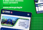 O site da Câmara Municipal de Ceres está de cara nova