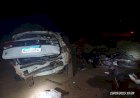 Família morre em acidente com oito mortos na BR-153, em Campinorte.