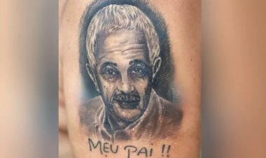 Zezé Di Camargo revela que tatuou o rosto do pai quase três meses após a morte de Seu Francisco: 'Perpetuado no coração'