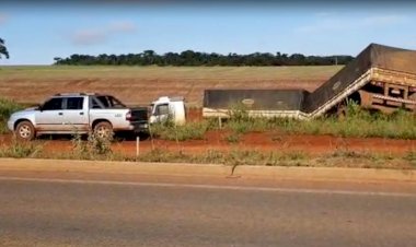 Em Goiás: Carreta invade pista e mata quatro pessoas em colisão na BR-158
