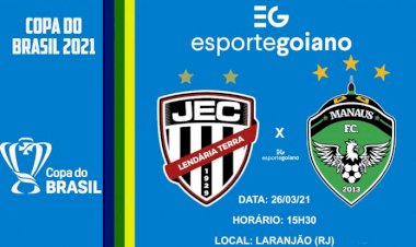 Jaraguá estreia na Copa do Brasil contra o Manaus