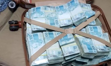 PF apreende em Goiás mala com mais de R$ 800 mil em operação contra fraudes no auxílio emergencial e em precatórios