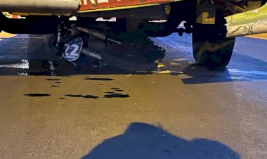 Em Goiás: Criança é atropelada por ônibus enquanto pilotava minimoto