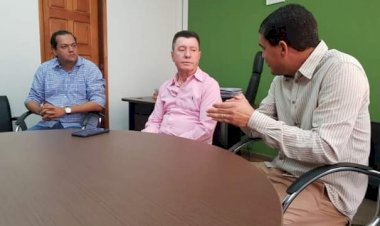 Vice prefeito de Ceres Dr Dino Ayres e o deputado federal José Nelto lamenta profundamente a morte do secretário de administração Antônio Antunes por complicações da covid19