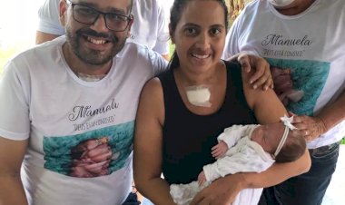 Pais conhecem filha que nasceu enquanto eles estavam intubados por Covid em hospital: ‘Pesadelo acabou’