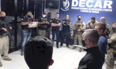 Presos suspeitos de roubo de R$ 5 milhões em cerveja em Goiás e Minas Gerais