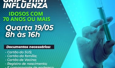 Campanha vacinação contra Gripe ( Influenza H1N1)