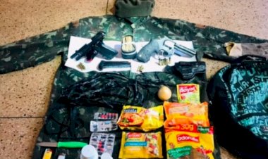 Veja itens encontrados em mochila carregada por Lázaro durante confronto