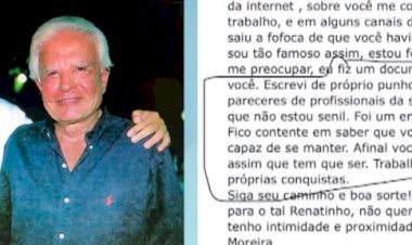 ‘Foi um engano te adotar’, diz Cid Moreira em mensagem para o filho ‘deserdado’