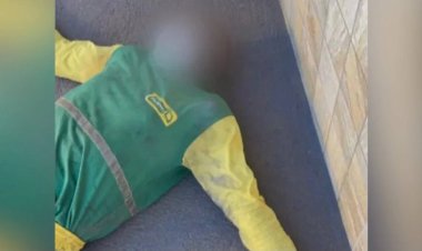 Saco de lixo explode e deixa gari com queimaduras no rosto em Jaraguá, Goiás