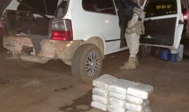 Em Goiás: Casal é preso na frente do filho com 30 quilos de maconha na BR-060