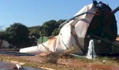 Em Goiás: Indiciado responsável técnico do projeto da caixa d'água que desabou