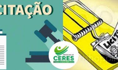 DENUNCIA: Empresário e Advogado alertam sobre possíveis brechas em edital que poderão gerar alto prejuízo para o Município de Ceres. Prefeitura e Judiciário serão alertados.