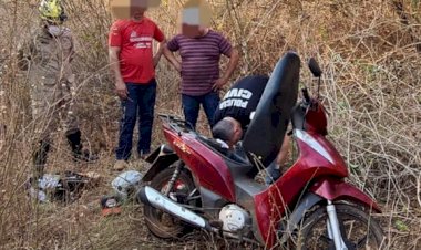 Polícia Civil de Jaraguá e Itaguaru encontram a moto e capacete usados por Gleidimar Cândido