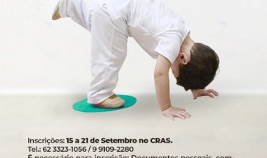 A Prefeitura de Ceres comunica a toda a comunidade que estão abertas as inscrições para os grupos de capoeira