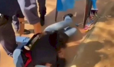 GCM atira spray de pimenta contra mãe e adolescente durante fiscalização em Goiânia