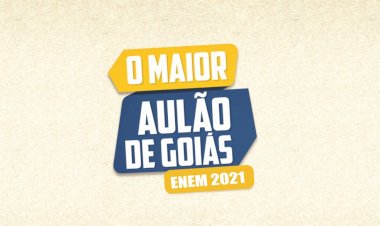 Enem 2021: O ‘Maior Aulão de Goiás’ abre inscrições que dão direito a apostila e simulados