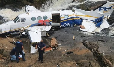 Segundo motor de avião em que morreu Marília Mendonça é encontrado na parte de baixo da cachoeira, diz delegado