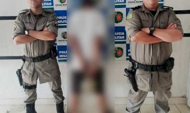 Jovem é preso no sul de Goianésia portando arma de fogo que seria usada para cometer homicídio