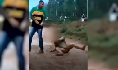 Jovem é amarrado com corda no pescoço e arrastado por estrada de terra em fazenda de Alto Paraíso de Goiás; vídeo