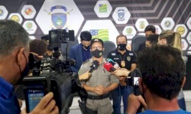 Comandante do 44°BPM em Ceres Major Borba, diz que suspeitos de matar cartorário de Rubiataba não demonstram remorso pelo crime