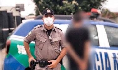 Em Goiás: Ladrão é preso após cair de muro durante fuga da policia militar