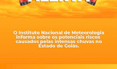Prefeitura de Ceres e Bombeiros divulgam alerta para chuvas intensas