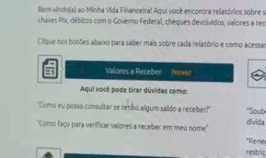 BC cria sistema para clientes consultarem valores a receber de bancos e instituições financeiras