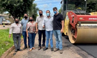 Presidente da (GOINFRA), visita Ceres para vistoriar obras de recuperação asfáltica executadas no município pelo Governo do Estado por meio do Programa Goiás em Movimento