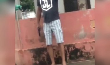 Em Goiás: Guarda municipal armado é filmado ameaçando garis
