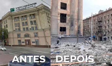 Explosão atinge prédio em Kharkiv, segunda maior cidade da Ucrânia
