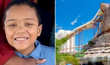 Mãe de menino que morreu após cair de toboágua presta depoimento e pede justiça: 'Meu filho só queria brincar'