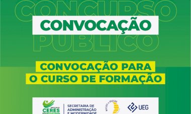 Concurso Público: Publicado Edital de Convocação para Curso de Formação Profissional