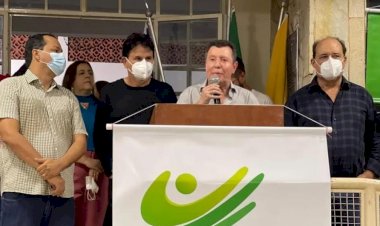 Prefeito e vice de Ceres recebem visita do deputado estadual Rubens Marques e do Deputado Federal José Nelto