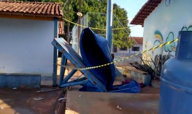 Em Goiás: Funcionária é atingida por caixa d'água e morre em escola